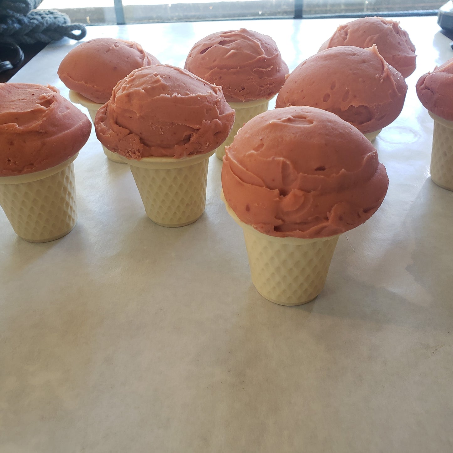 Fun "Ice Cream Cone" Soap Trio for Kids